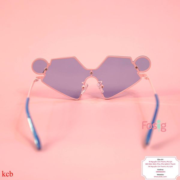  Mắt Kính Cho Bé Gái Unisex - Hồng Xanh Mickey 