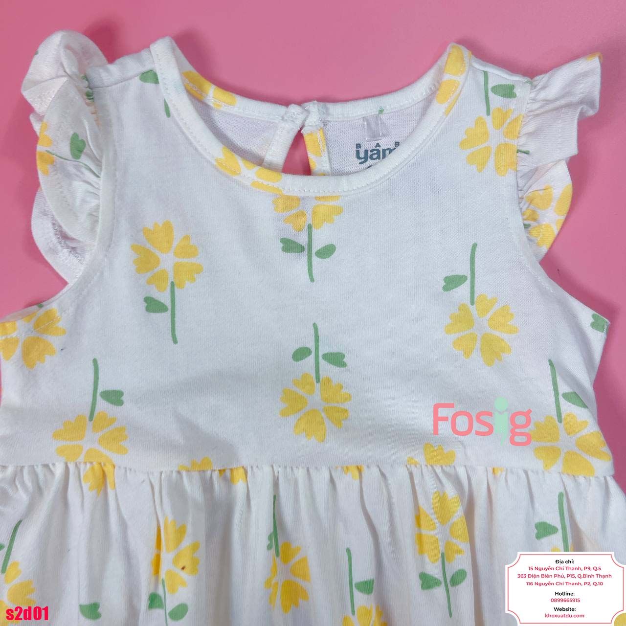  [4-7kg 10-11kg 12-13kg 17-19kg] Set 2 Đầm Thun Cotton Tay Ngắn Bé Gái - Combo màu ngẫu nhiên 