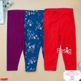  [6-18kg 24-33kg] Set 3 Quần Dài Legging Cter Bé Gái Mix Nhiều Màu - Combo Màu Ngẫu Nhiên 