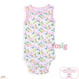  3m Bodysuit Cánh Tiên Bé Gái Cter50 - Trắng Hoa Hồng Vàng 