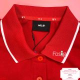  [45-72kg] Áo Thun Polo ML. Unisex - Đỏ B 