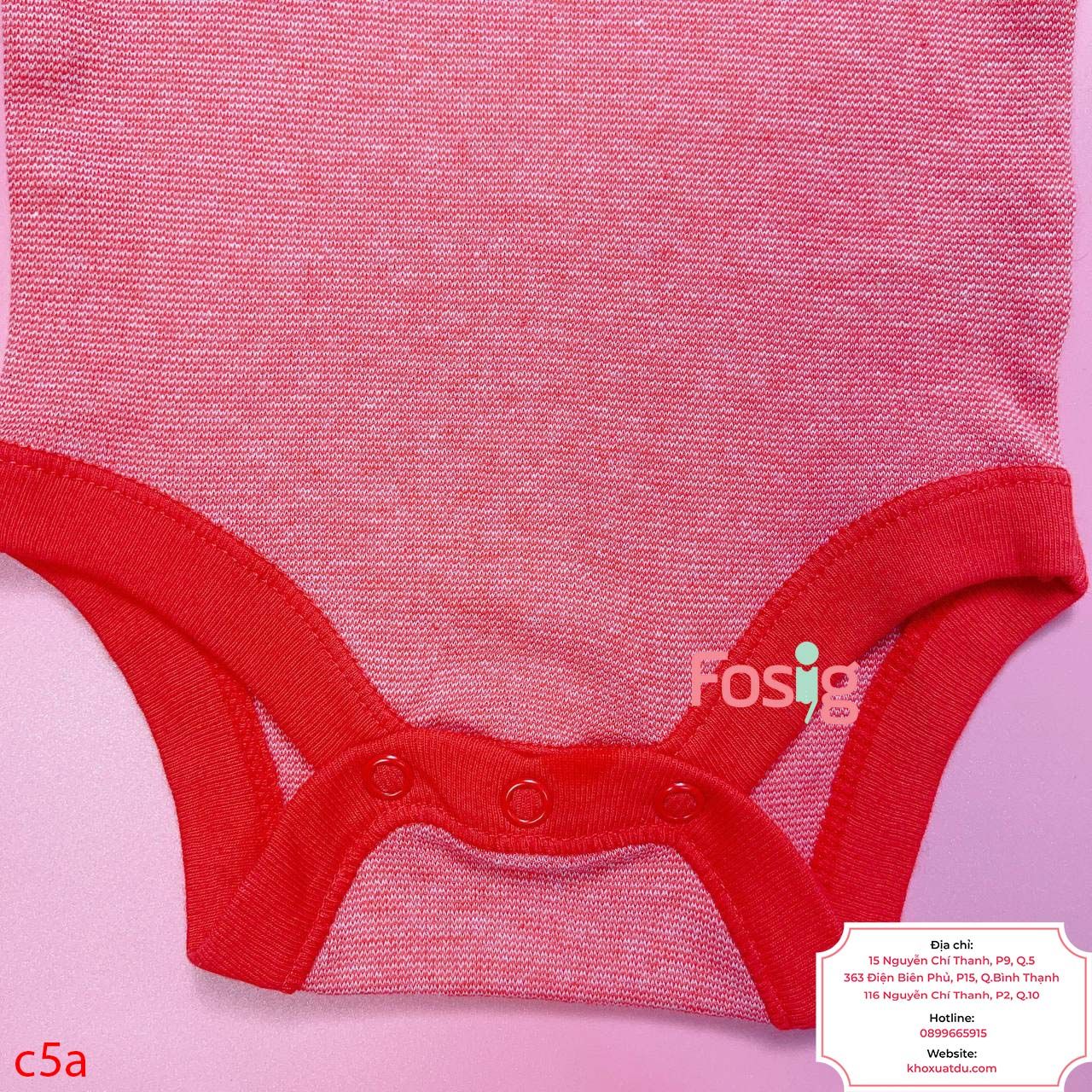  [3-6m ; 24-36m] Bodysuit Tay Ngắn Bé Gái - Đỏ Trắng Hoa 