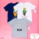  [9-23kg] Set 3 Áo Thun Tay Ngắn Polo Bé Trai - Combo màu ngẫu nhiên 