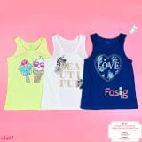  [21-45kg] Set 3 Áo Thun Sát Nách 3Lỗ Bé Gái PL - Combo ngẫu nhiên 