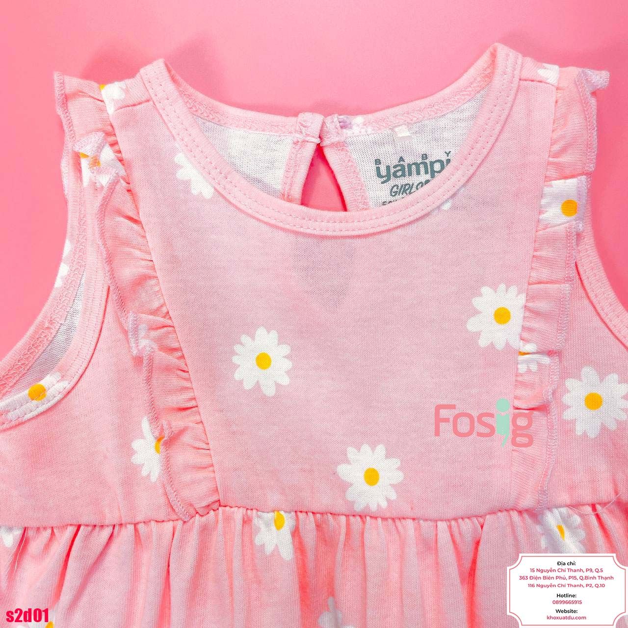  [4-8kg 17-19kg] Set 2 Đầm Thun Cotton Tay Ngắn Bé Gái - Combo màu ngẫu nhiên 