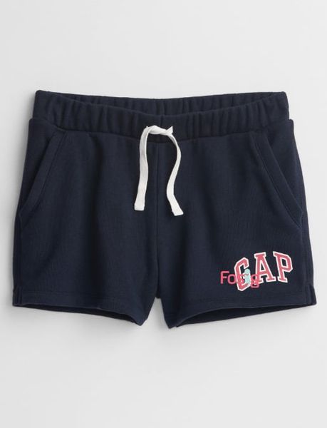  [28-45kg] Quần Short Da Cá Bé Gái GP - Navy GP Hồng 