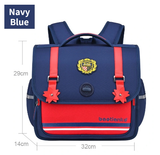  Balo Chống Gù Lưng Cho Bé - Navy Đỏ BTKD 