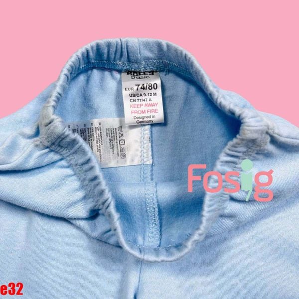  [1-24m] Quần Short Cotton Bé Trai QSBT - Xanh Trời 