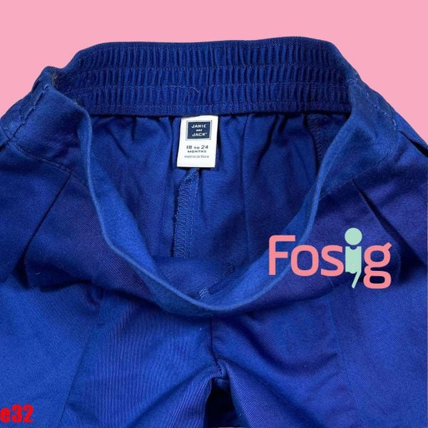  [12m-4T] Quần Short Bé Gái QSBG - Xanh Dương Đậm 