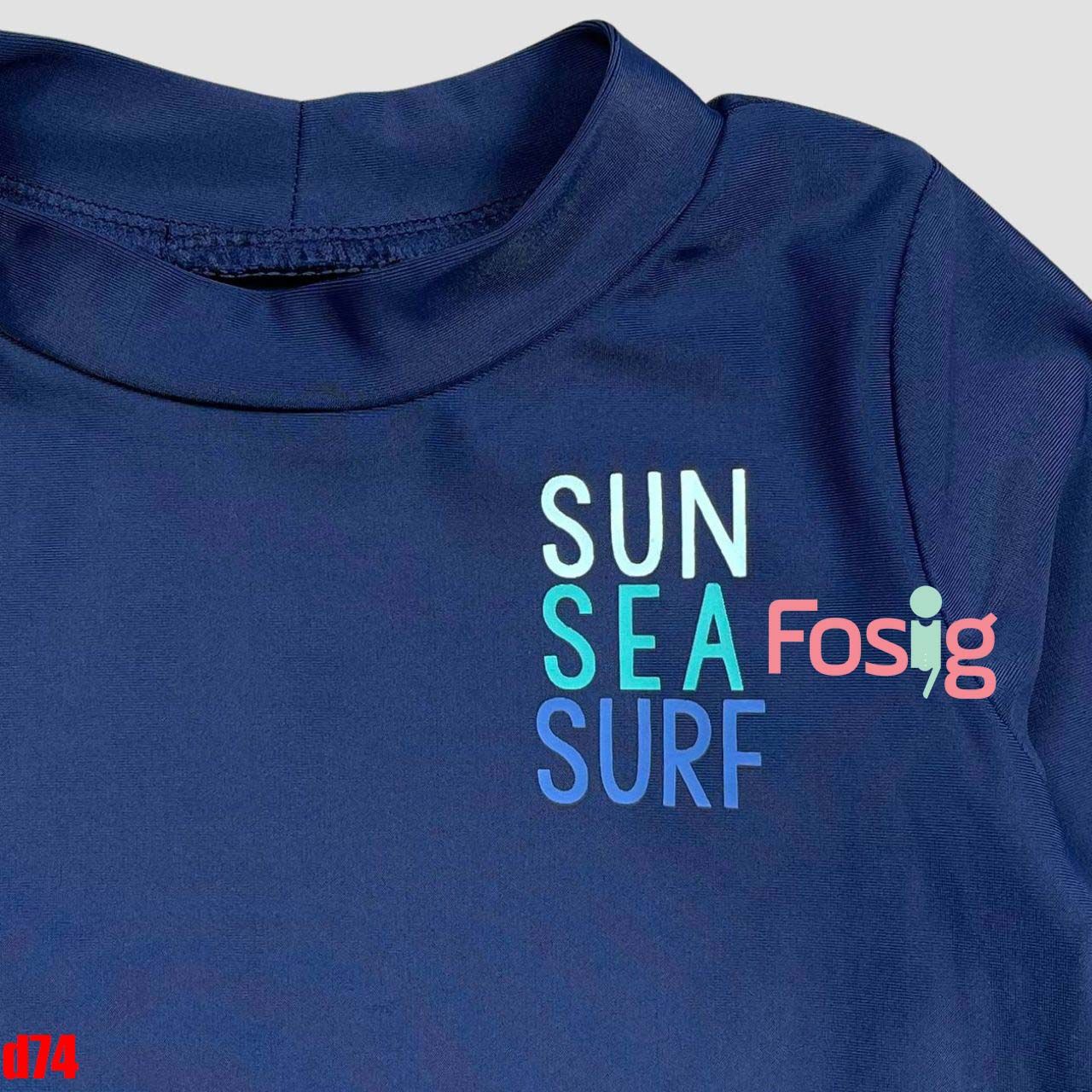  [9m-18m 9-13kg] Set Đồ Bơi Bé Trai Cter- Navy SunSeaSurf quần sọc D74 