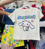  2T-4T , 10T Đồ bộ ngắn H..m bé gái thoáng mát, đáng yêu- Kem Cinnamoroll DB81G 