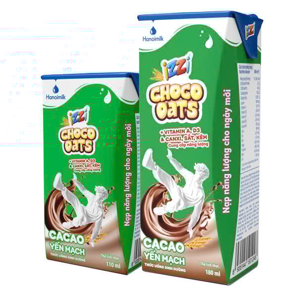 IZZI CHOCO OATS CACAO YẾN MẠCH 110ML