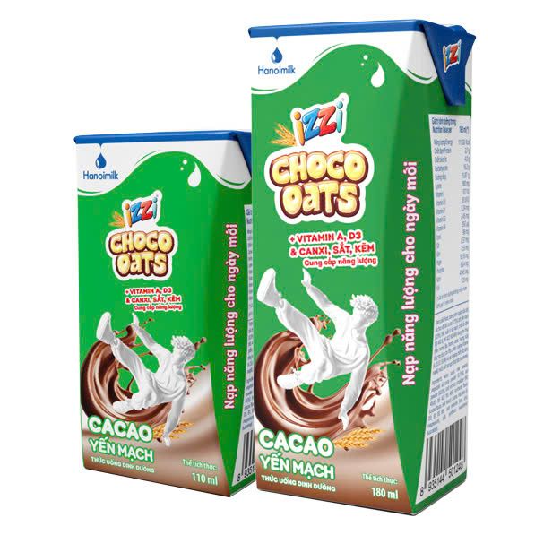 IZZI CHOCO OATS CACAO YẾN MẠCH 110ML