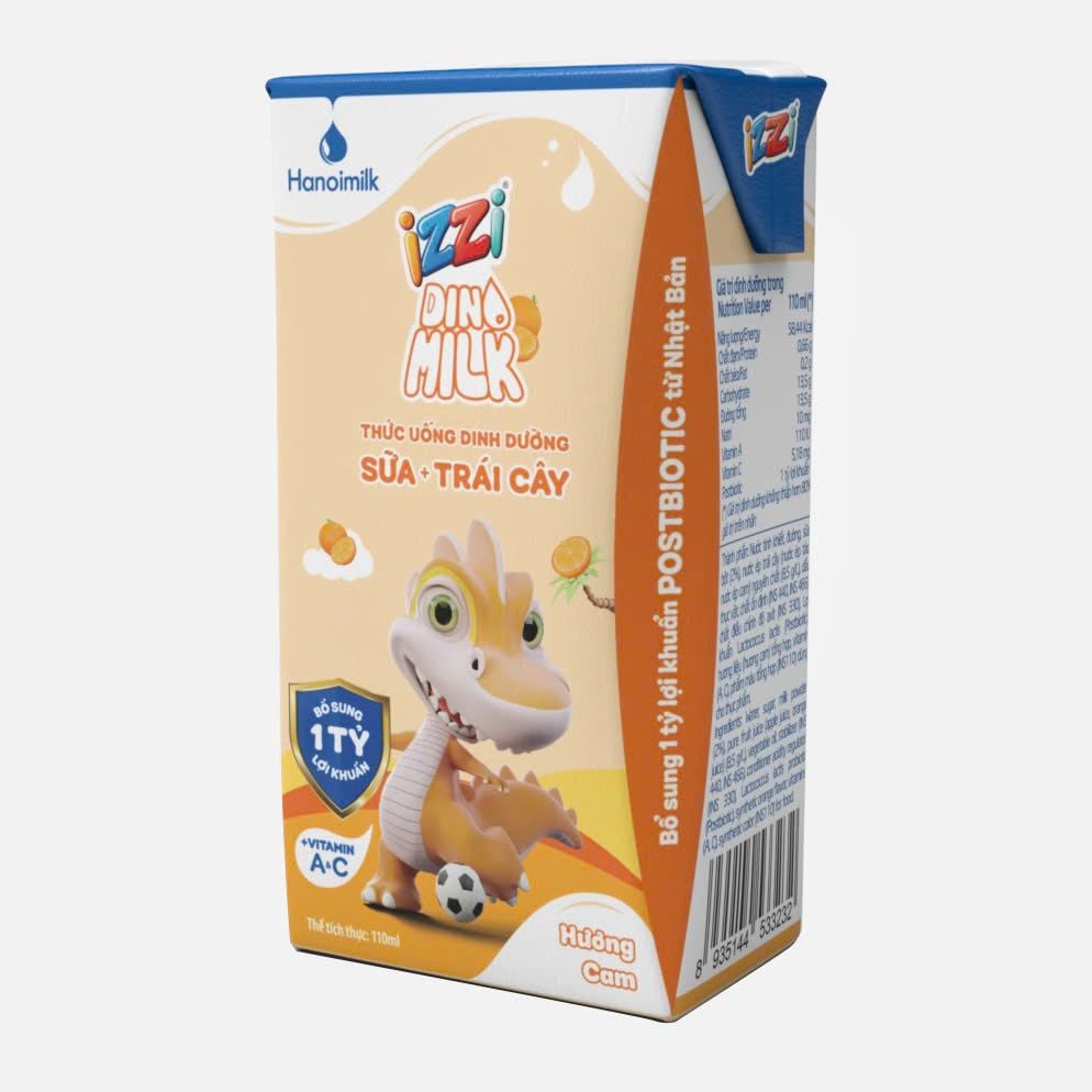 TUDD SỮA TRÁI CÂY HƯƠNG CAM