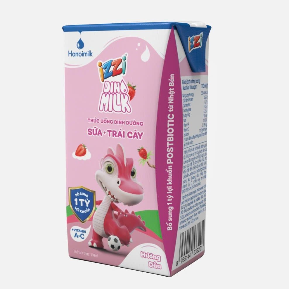 TUDD SỮA TRÁI CÂY HƯƠNG DÂU