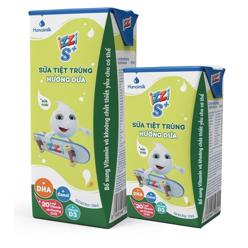 SỮA TT IZZI S+ HƯƠNG DƯA 110ML