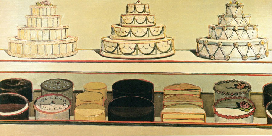Cake Counter 1963 by Wayne Thiebaud Print from Print Masterpieces. All  Print Masterpieces - Curated Fine Art Canvas Prints and Oil on Canvas  Artwork