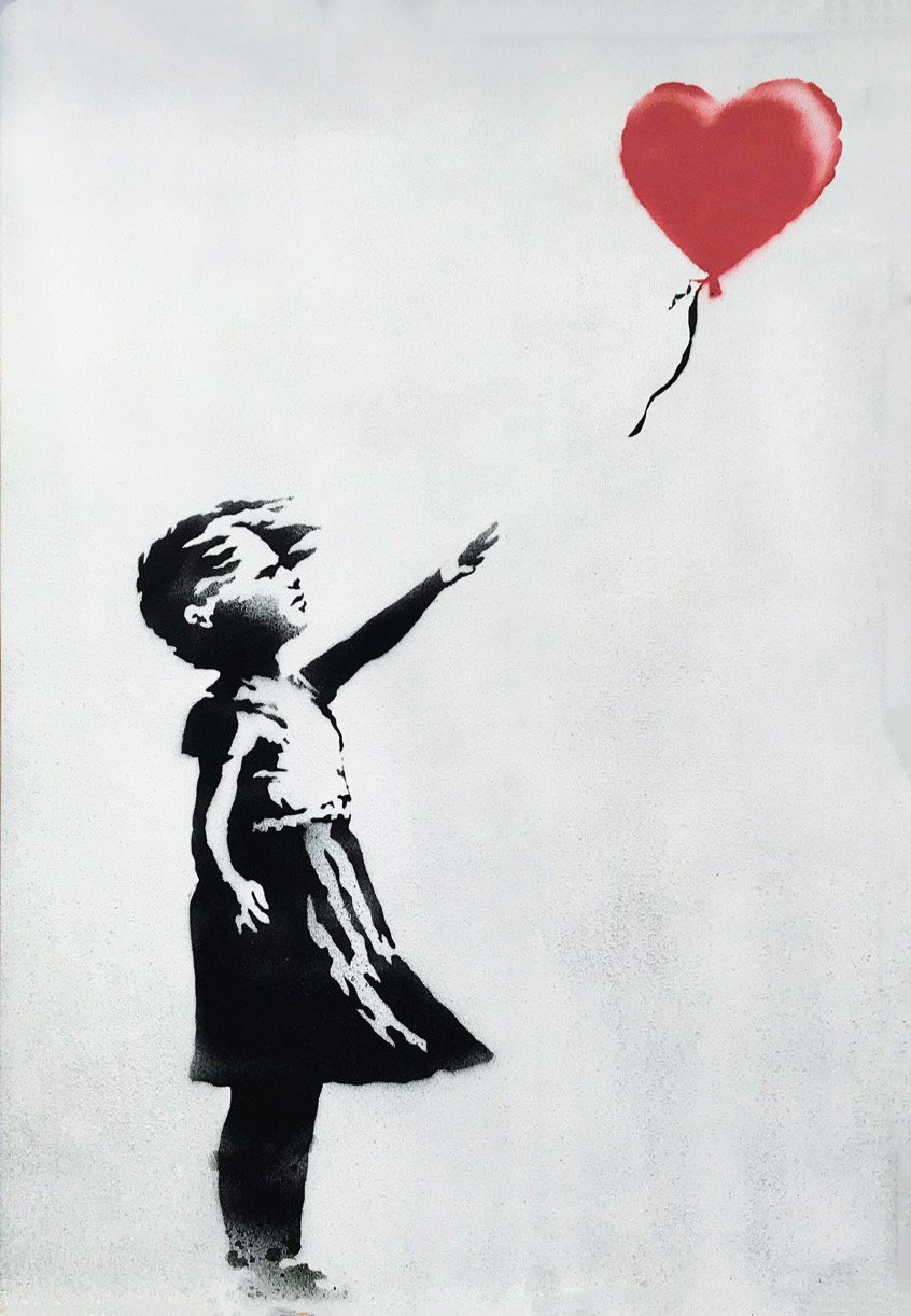 Girl With Red Balloon by Banksy Print Masterpieces - Curated Fine Art  Canvas Prints and Oil on Canvas Artwork