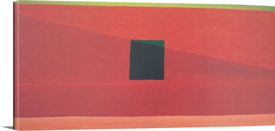Patio Door Green Red By Georgia O Keeffe