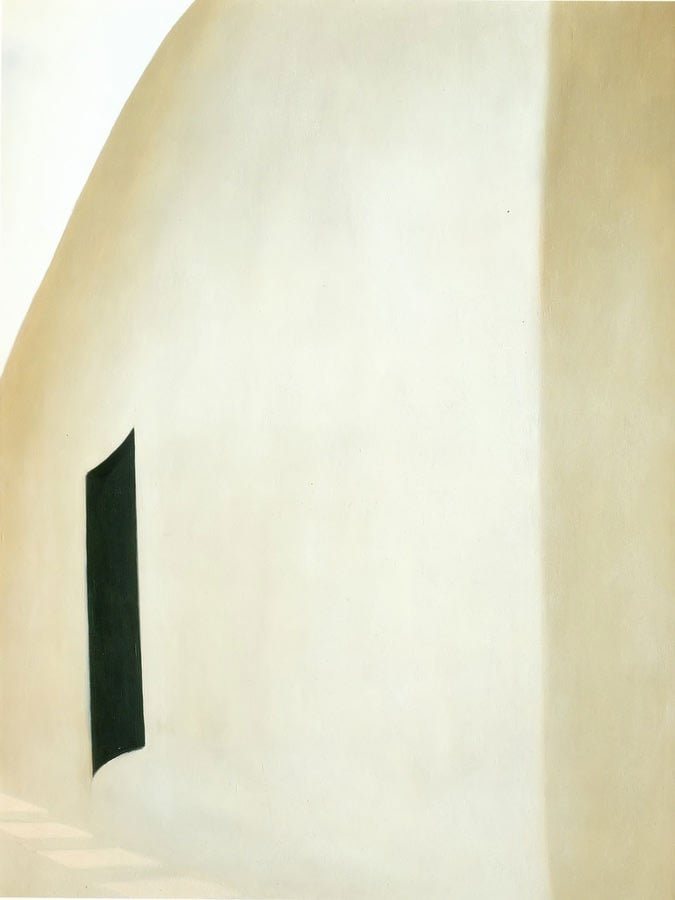 Patio With Black Door By Georgia O Keeffe