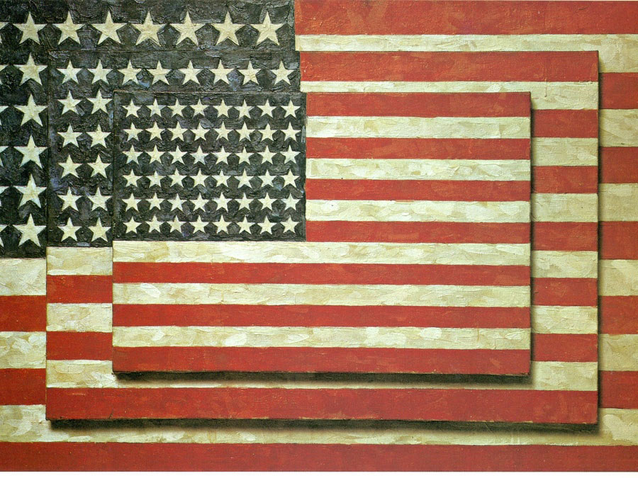 Three Flags 1958 By Jasper Johns Print From Print Masterpieces All Ar Print Masterpieces Curated Fine Art Canvas Prints And Oil On Canvas Artwork