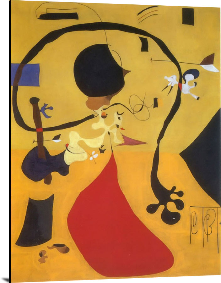 Dutch Interior Iii 1928 By Joan Miro