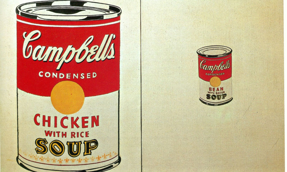 Campbell's Soup Cans 1962 by Andy Warhol Print from Print Masterpieces. All  Artwork can be Optionally Framed. Print Masterpieces - Curated Fine Art Canvas  Prints and Oil on Canvas Artwork