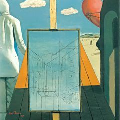 Giorgio de Chirico - The Enigma of a Day 40x50IN Canvas - Body Logic