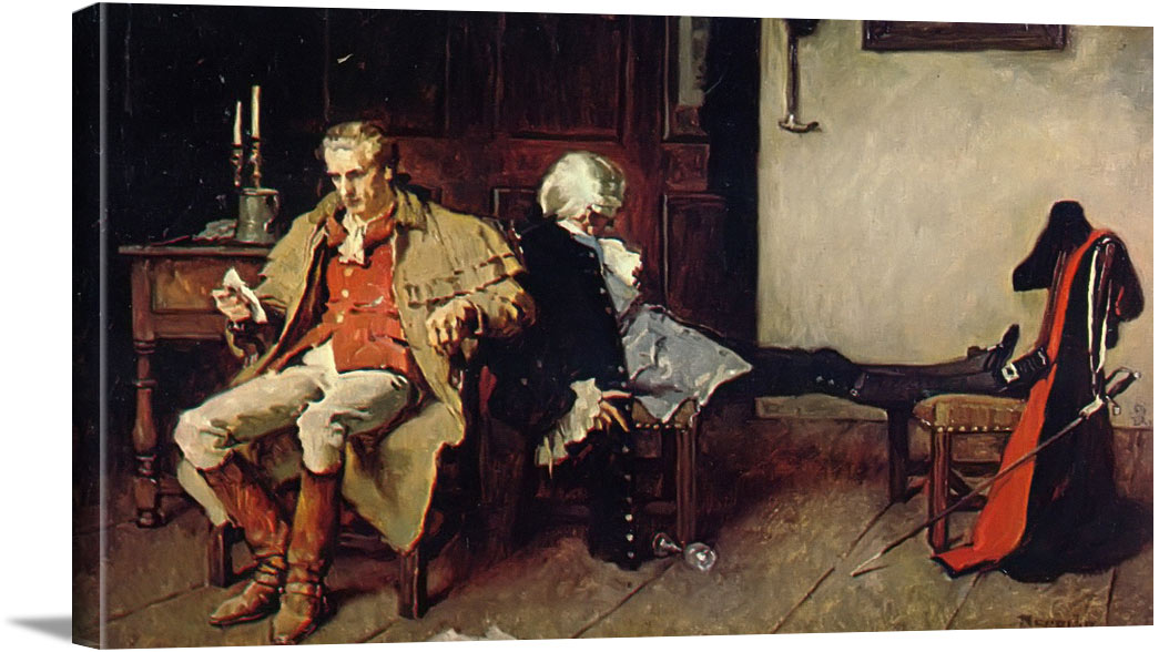 Whig And Tory by Norman Rockwell Print from Print Masterpieces. All