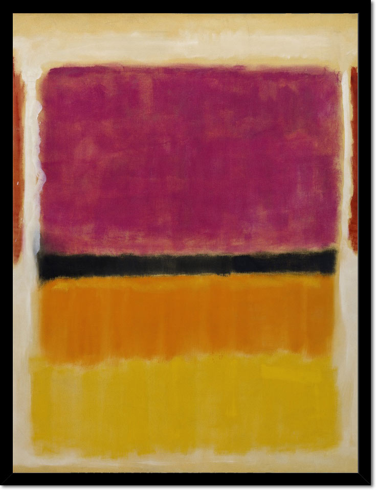 Untitled (Violet Black Orange Yellow On White And Red) by Mark Rothko ...