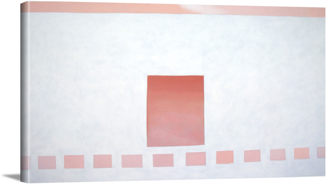 White Patio With Red Door By Georgia O Keeffe