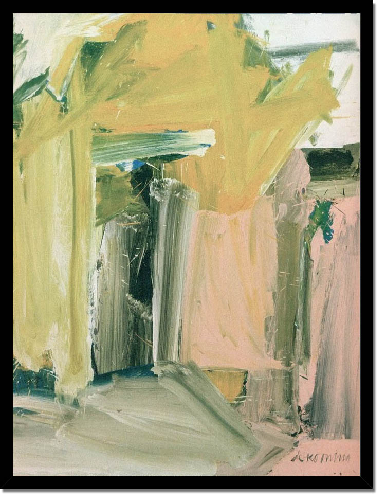 Door To The River By Willem De Kooning Canvas Print Print