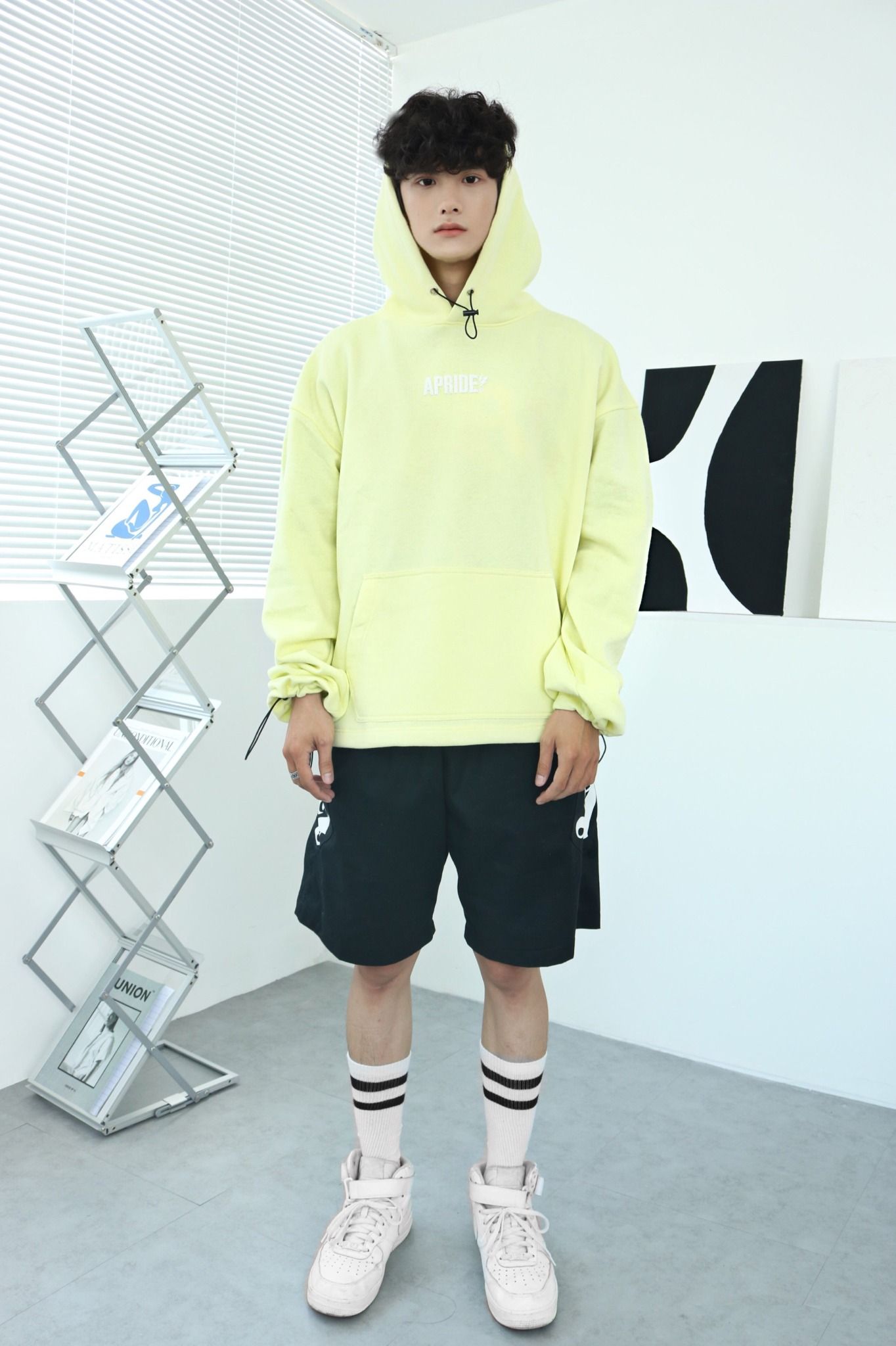  Apride Hoodies Basic Canary Yellow 