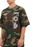  Spiky punk camo tee 