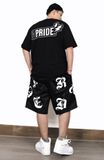  Apride 6 Pockets Shorts - Black&White 