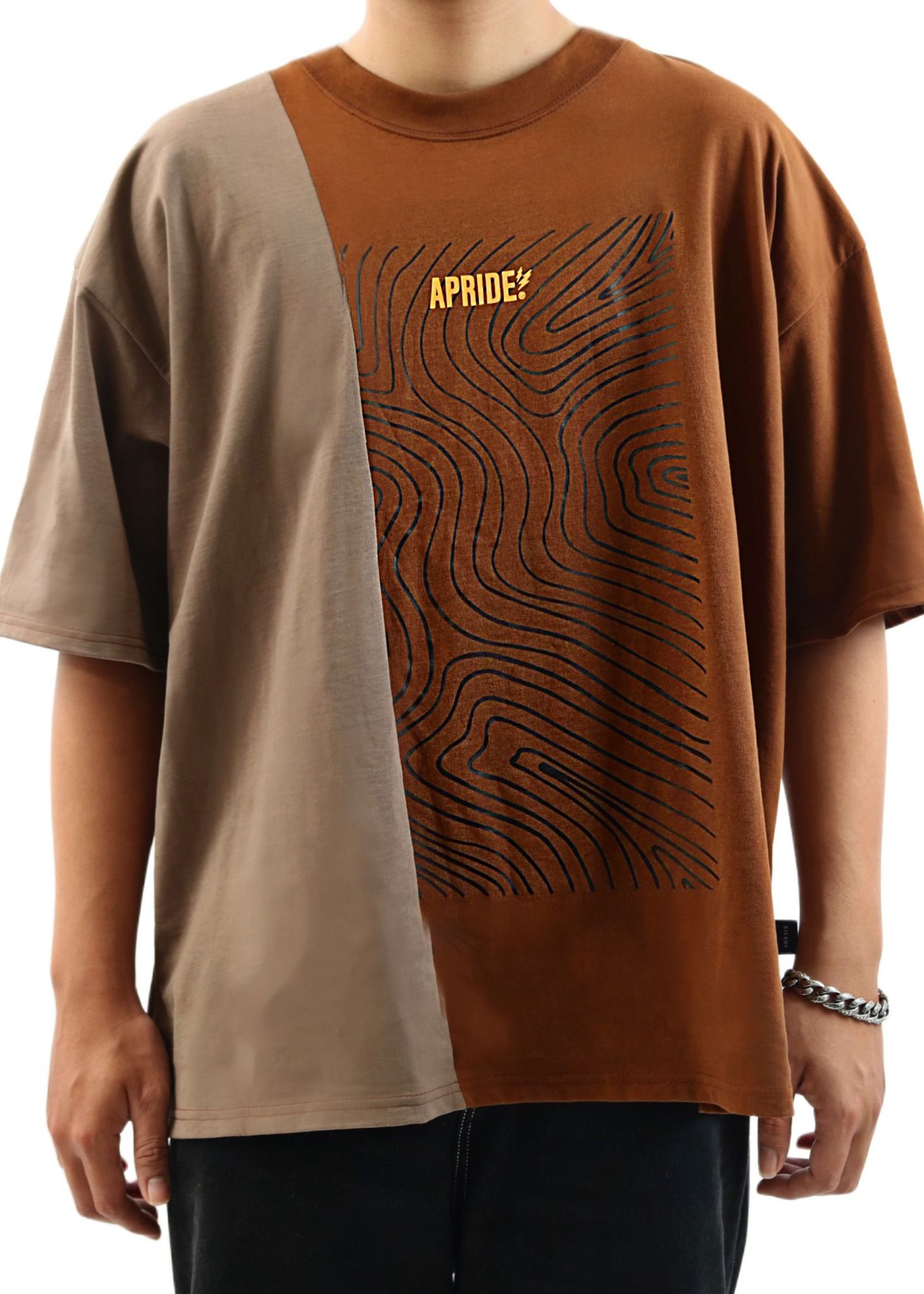  Apride Patch Tee - Constalk & Brown 