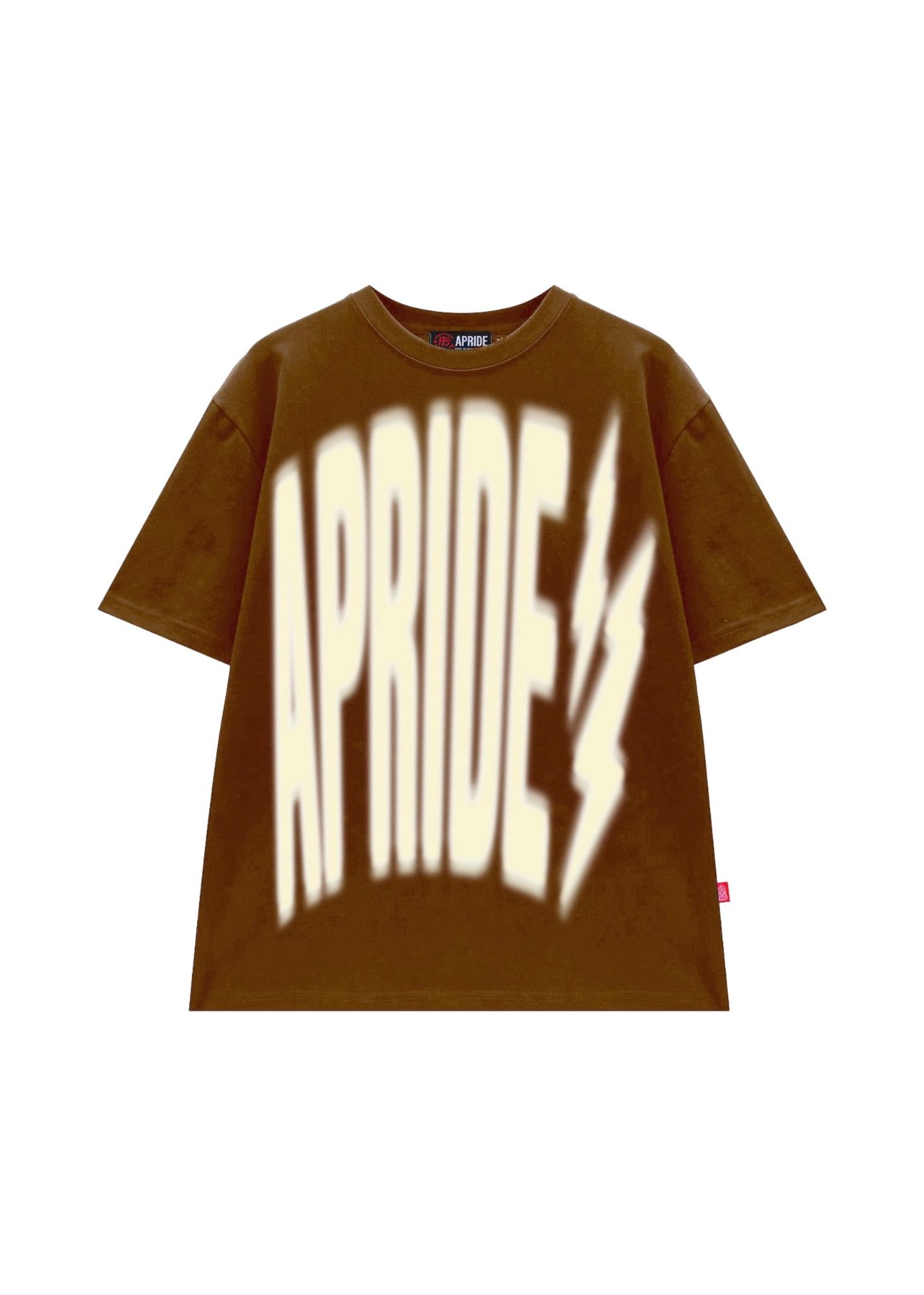  Tee Apride Blurred Logo - Brown 