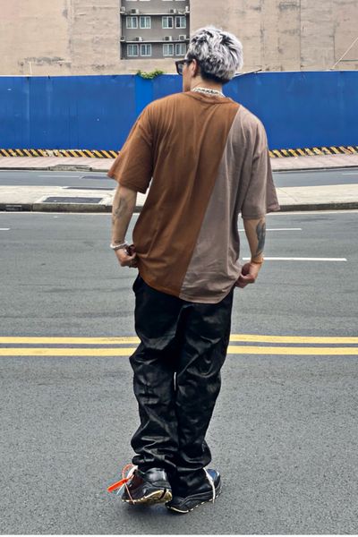  Apride Khaki Waxed Pants 