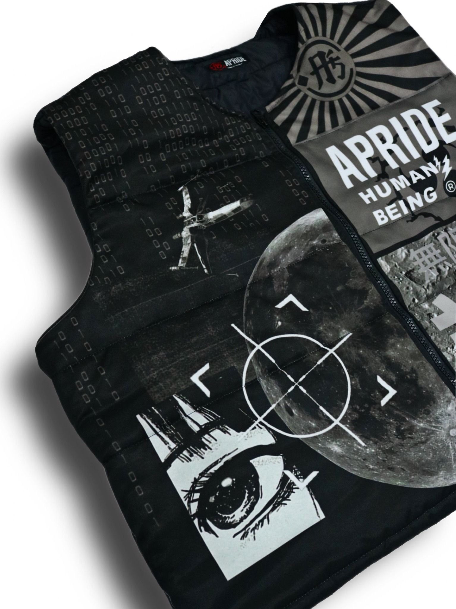  Apride Puffer Cropped Vest 