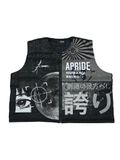  Apride Puffer Cropped Vest 