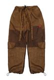  Apride Brown Suede Cargo Pants 