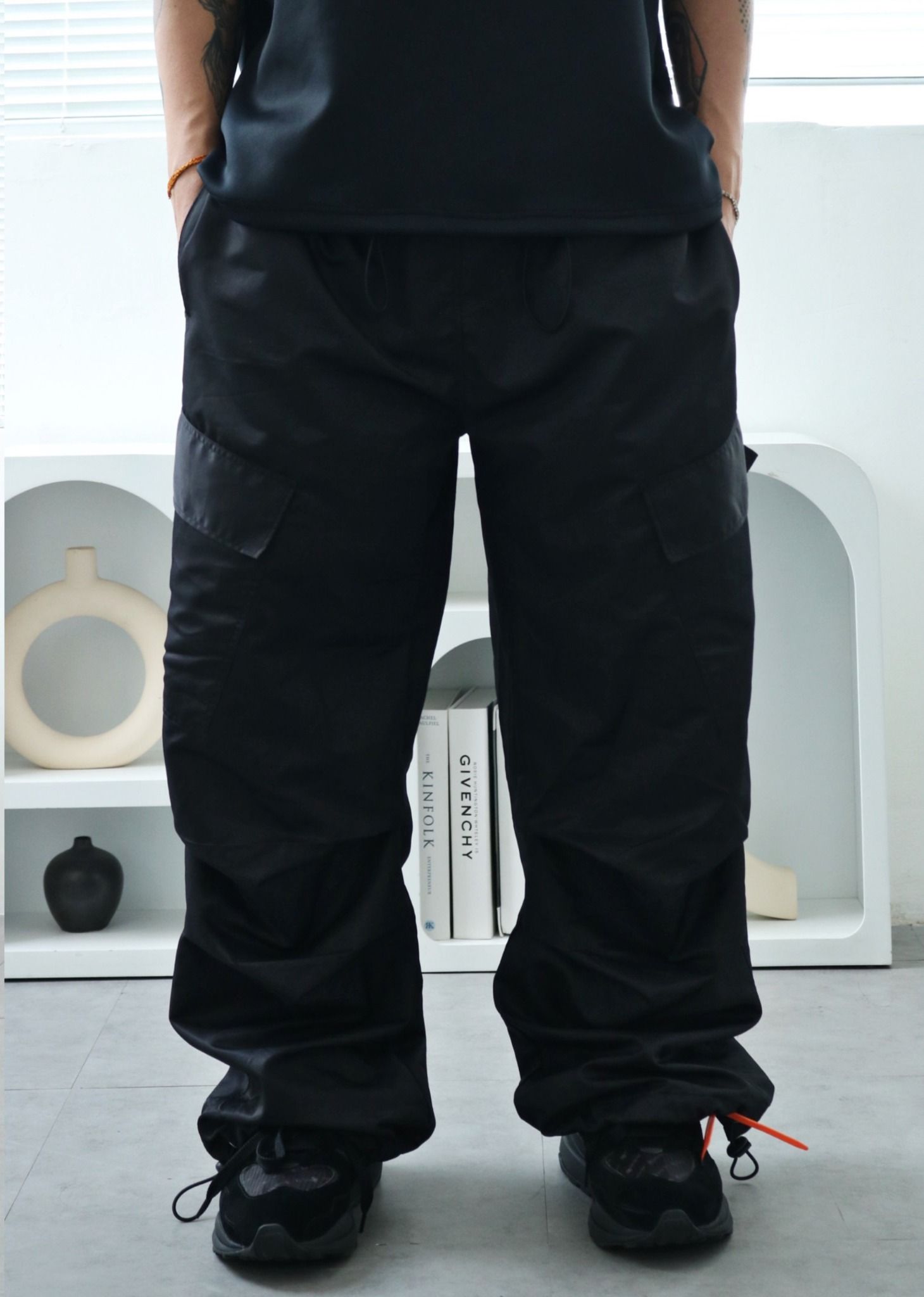  Apride Parachute Pants - Black 