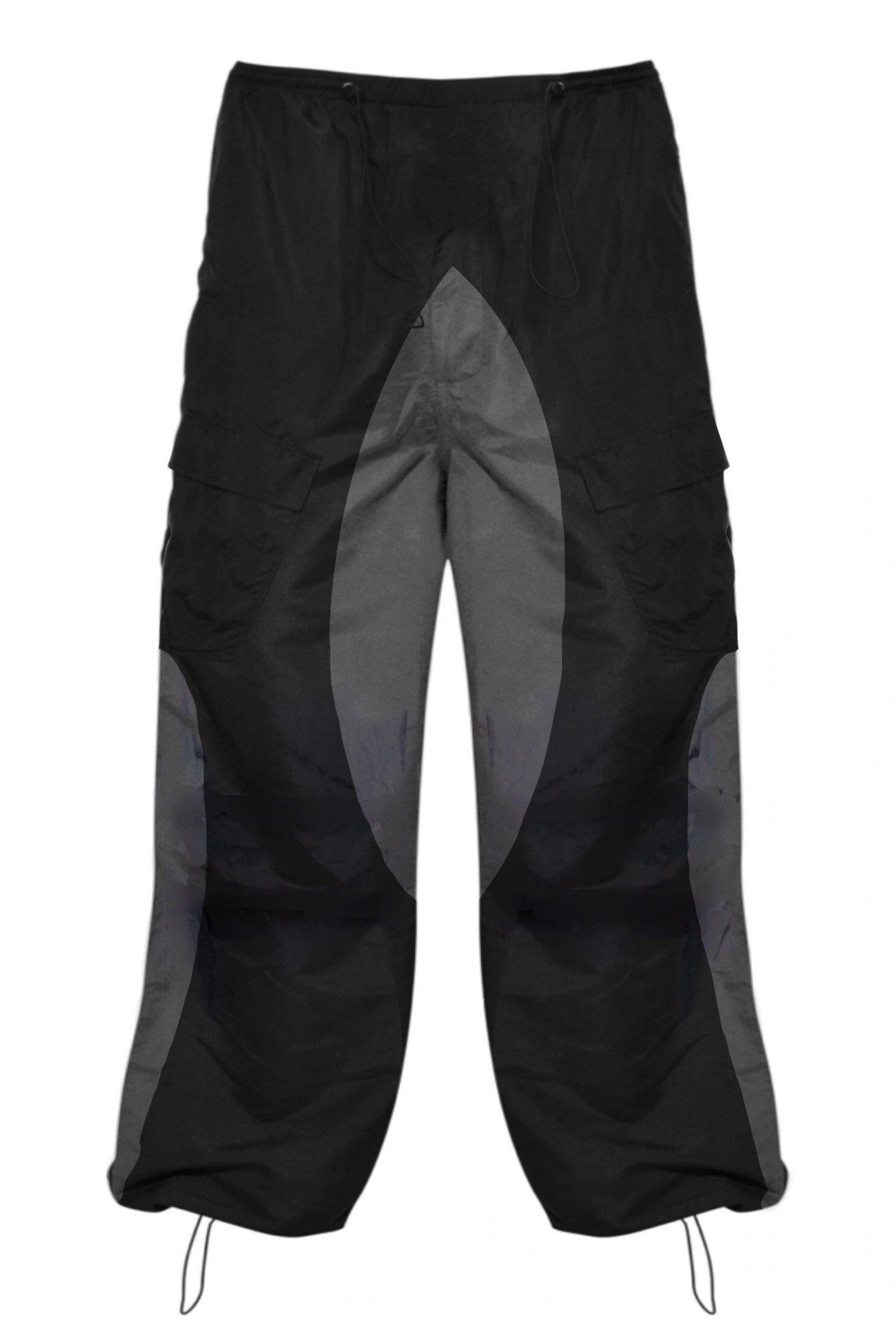  Apride Parachute Patching Pants Black - Grey 