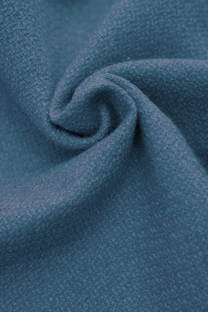 Đầm sleeveless text xanh cổ vịt lé túi ( không kèm áo)