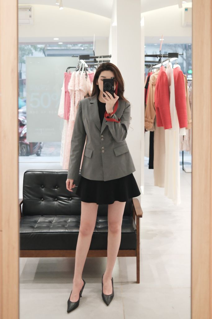 Áo blazer tàn dáng ôm gọn