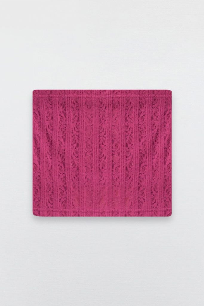 Áo quây len lưới hồng barbie