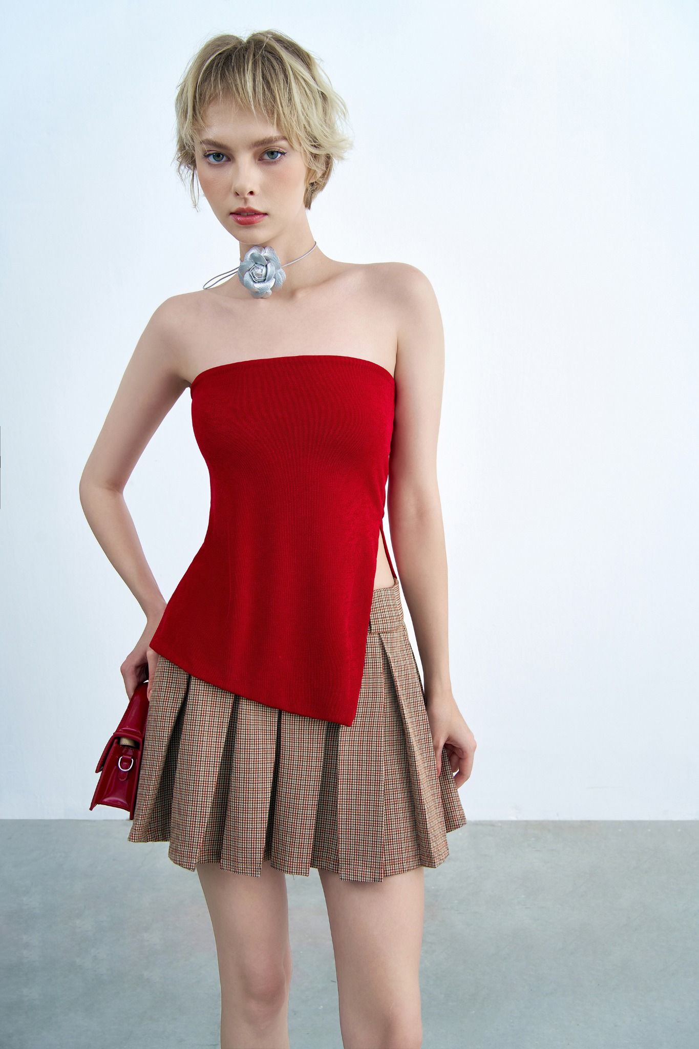 Áo không tay thun nhuyễn đỏ