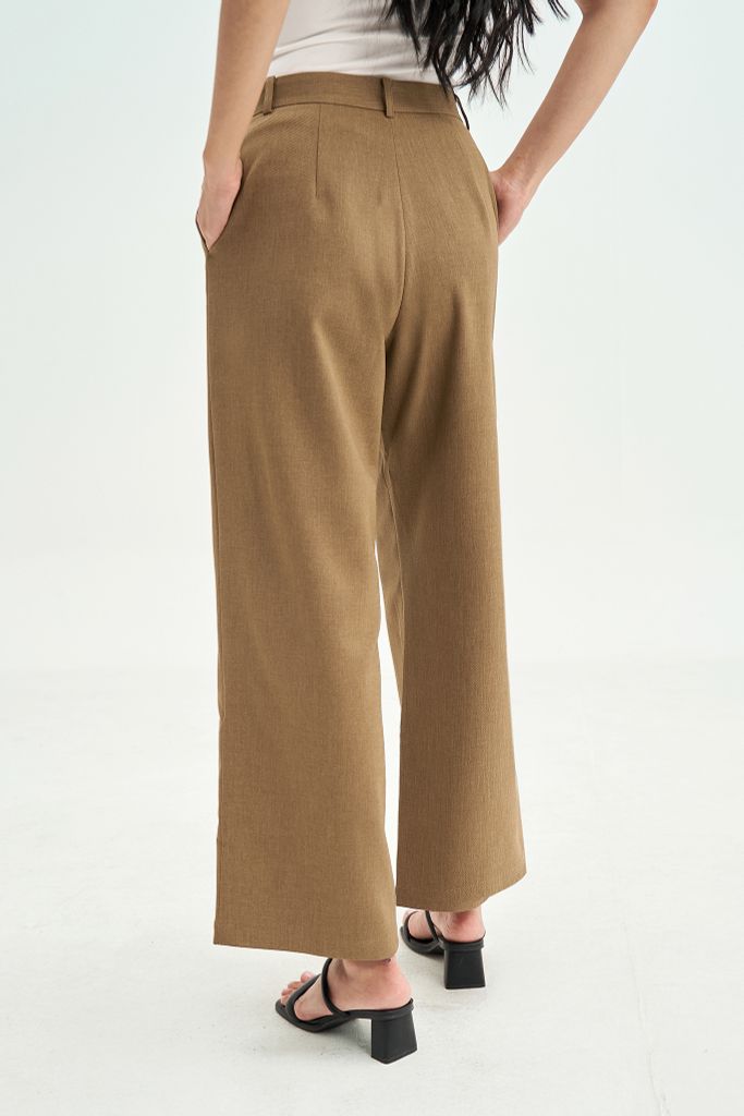 Quần ống rộng camel basic