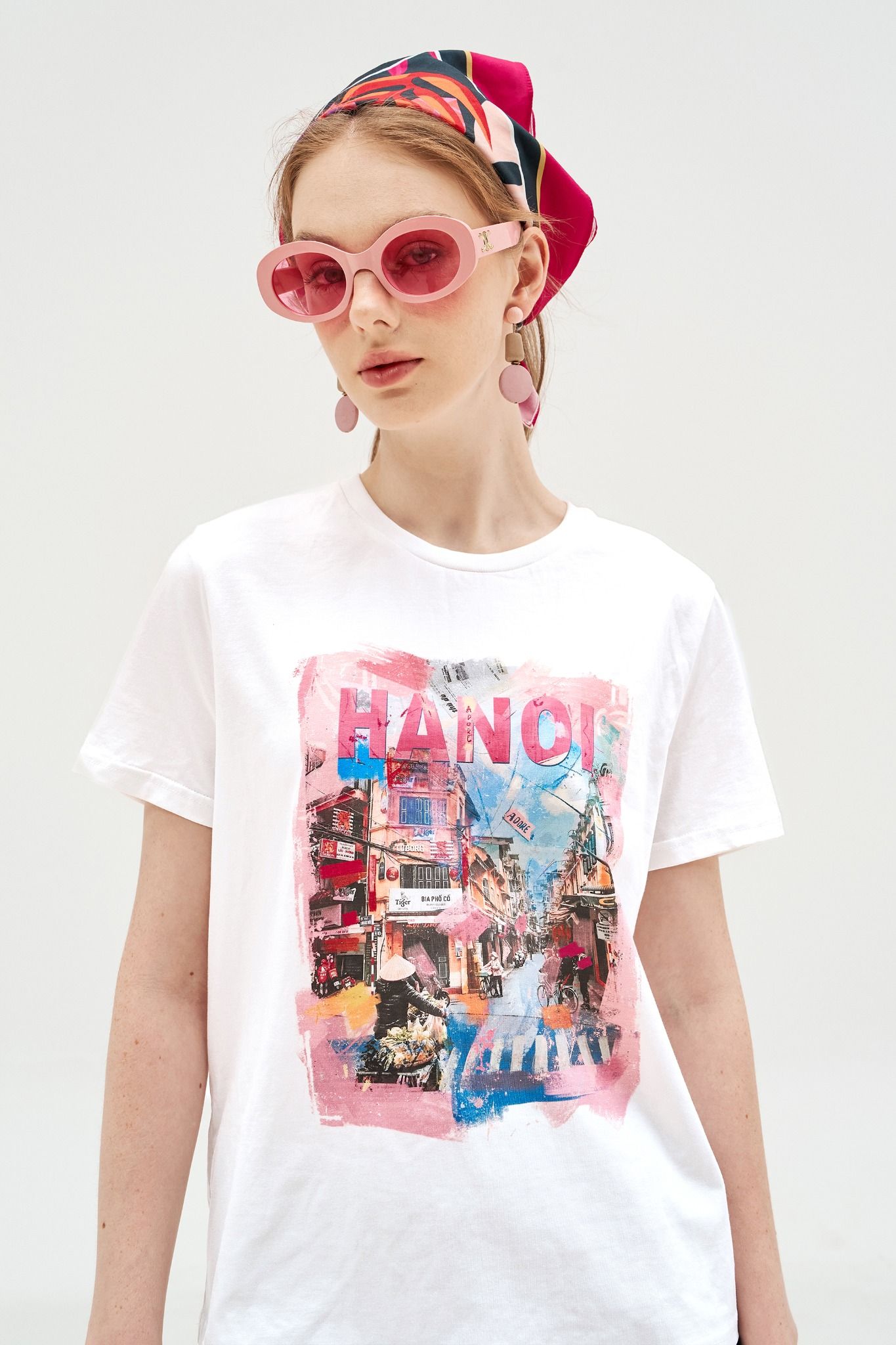 T-shirt trắng in Hanoi