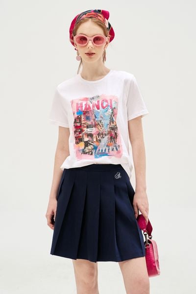 T-shirt trắng in Hanoi